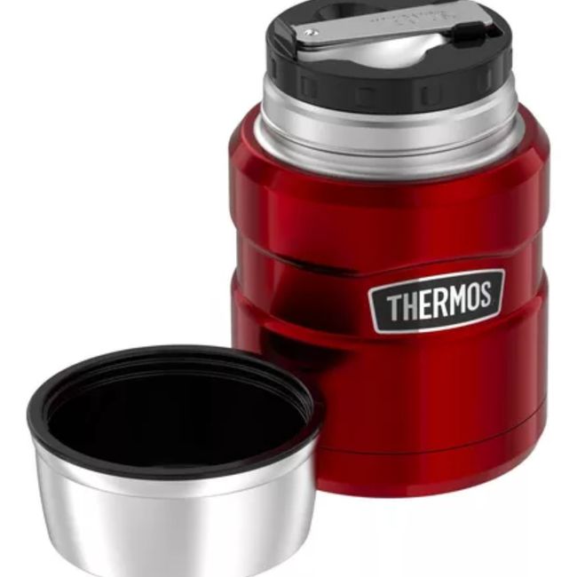 OEM - Termo Comida King Acero Inox 470 Ml - ROJO