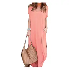SUPER BABY - Vestido de bolsillo de talla grande -rosa.