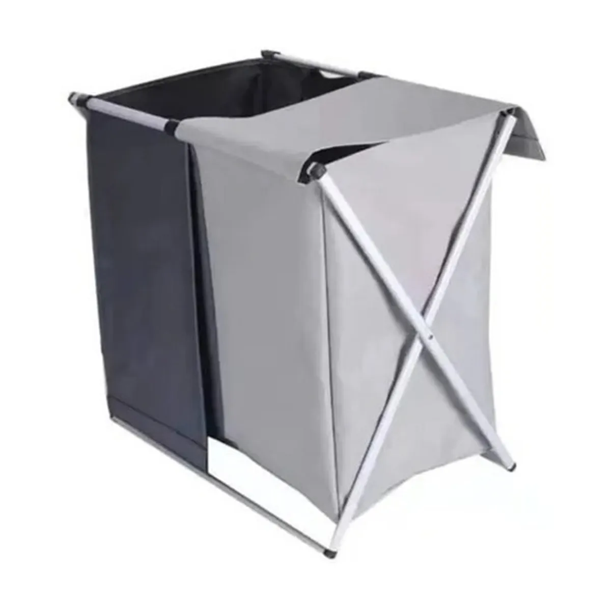 GENERICO - Cesta Canasto Ropa Sucia Doble Plegable Almacenamiento Xl