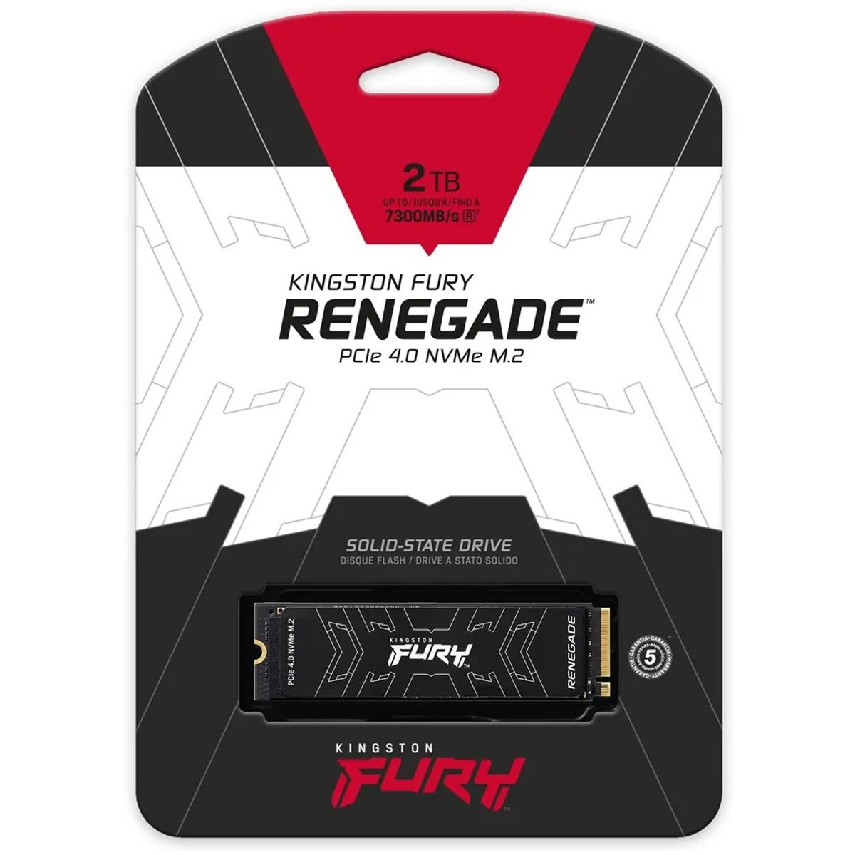 KINGSTON - Unidad Estado Sólido Kingston FURY Renegade NVMe M2 PCIe4.0 KINGSTON