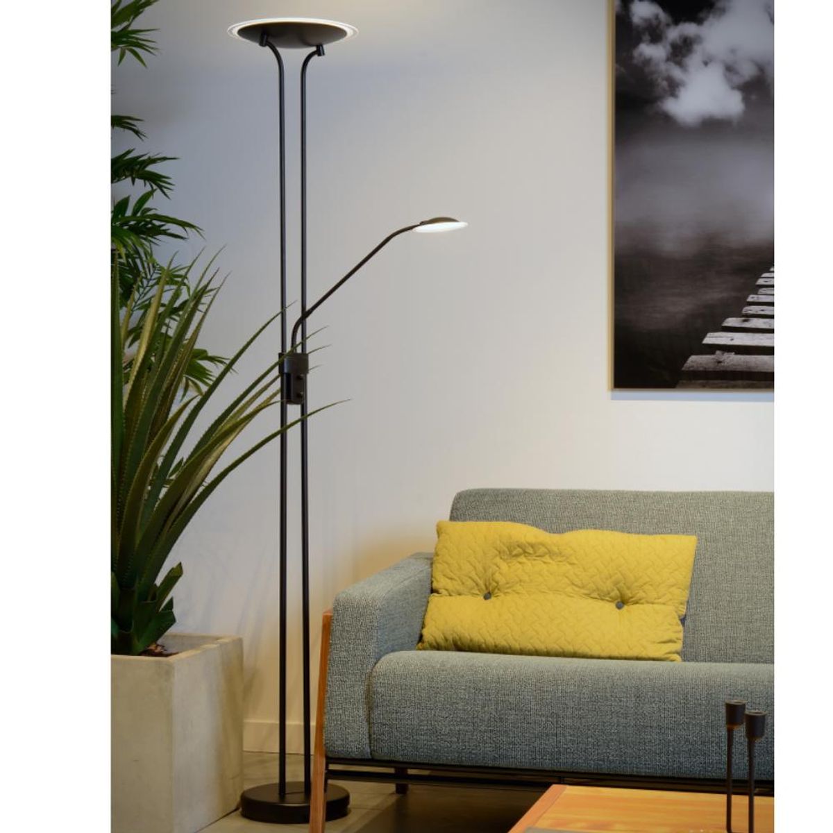 BOSCO - LAMPARA DE PIE CHAMPION NEGRO BOSCO