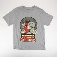 MARVEL - Polera Hombre Avengers Superheroes Gris