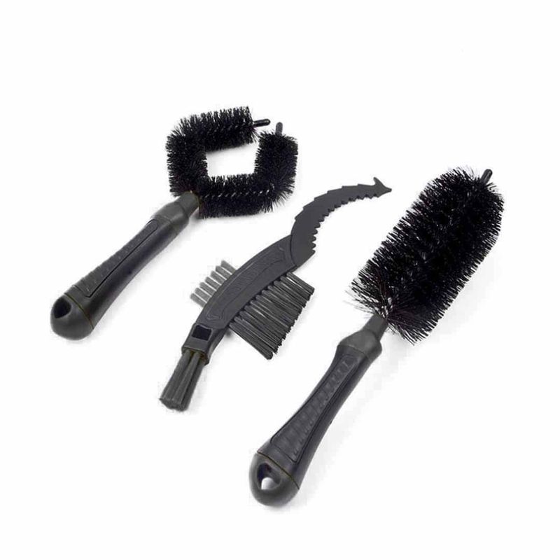 GENERICO - Set De Cepillos De Limpieza Negro Para Bicicleta