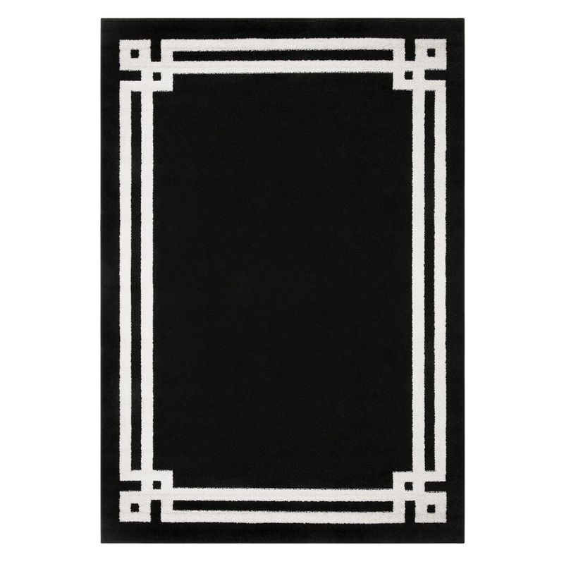 MODA ALFOMBRAS - Alfombra Amigo Negra 200 x 290 cm