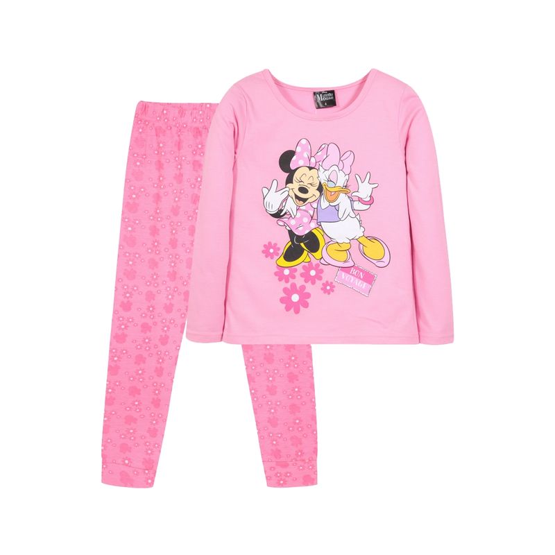 DISNEY - Pijama Niña Minnie Bon Voyage Rosado Disney