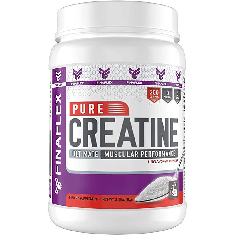 FINAFLEX - Creatina Pure 1 Kg - 200serv Finaflex Masa Muscular Fuerza