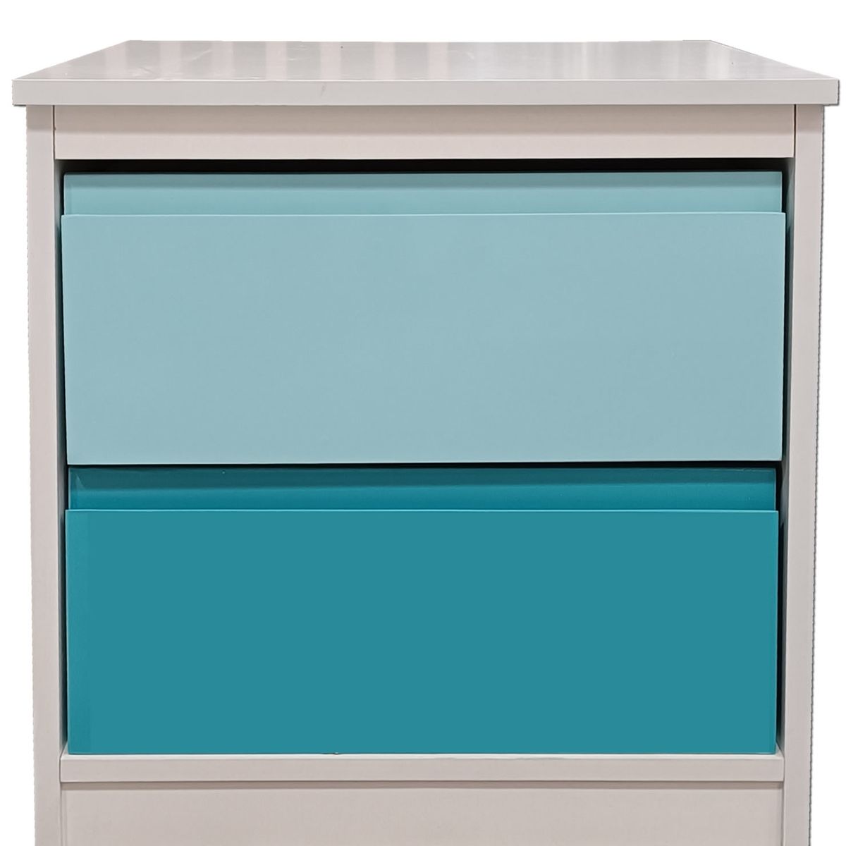 DECORACION CREATIVA - Velador 2 C Calipso Celeste Minimal