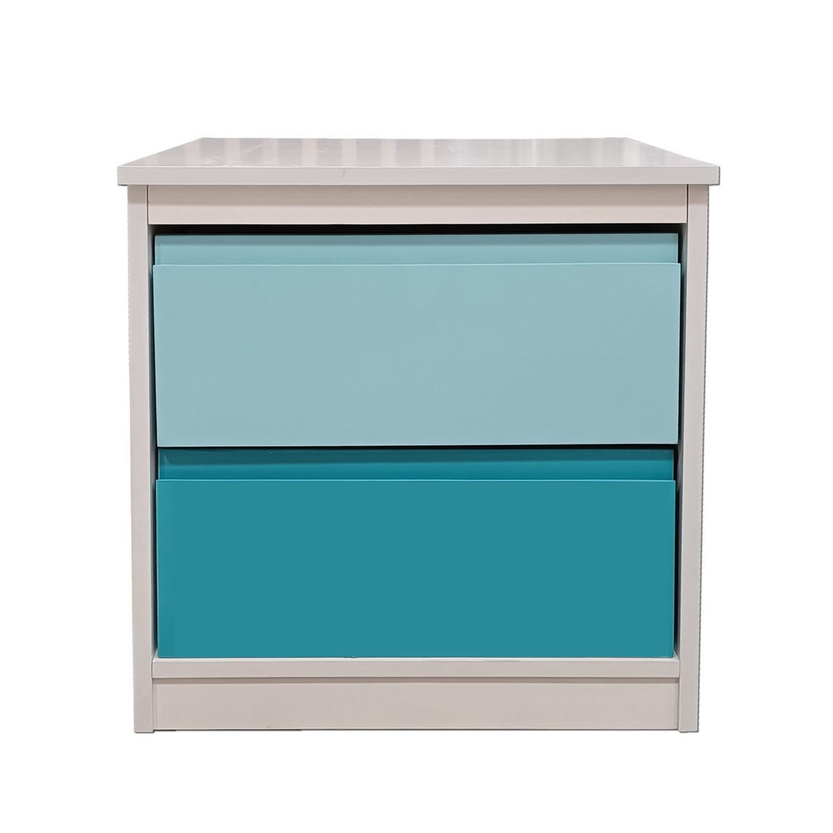 DECORACION CREATIVA - Velador 2 C Calipso Celeste Minimal