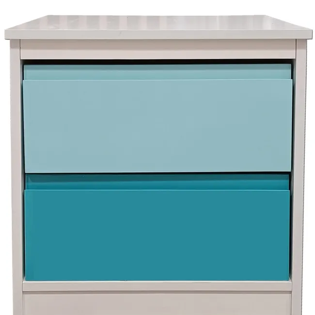 DECORACION CREATIVA - Velador 2 C Calipso Celeste Minimal