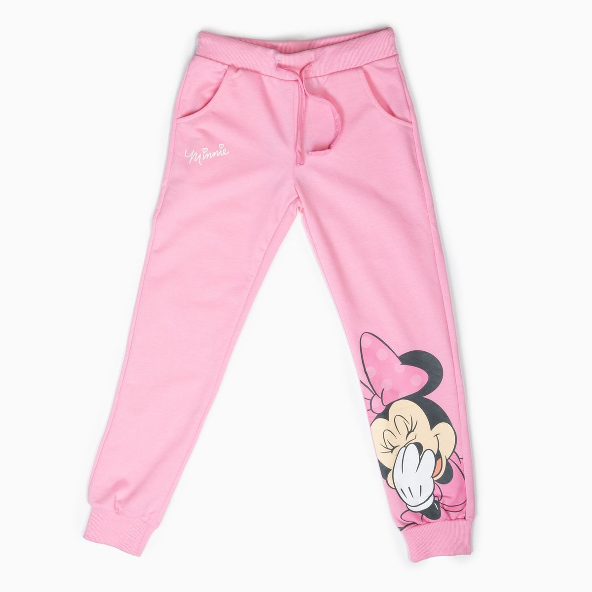 DISNEY - Pantalon De Buzo Niña Minnie Happiness Rosado Disney