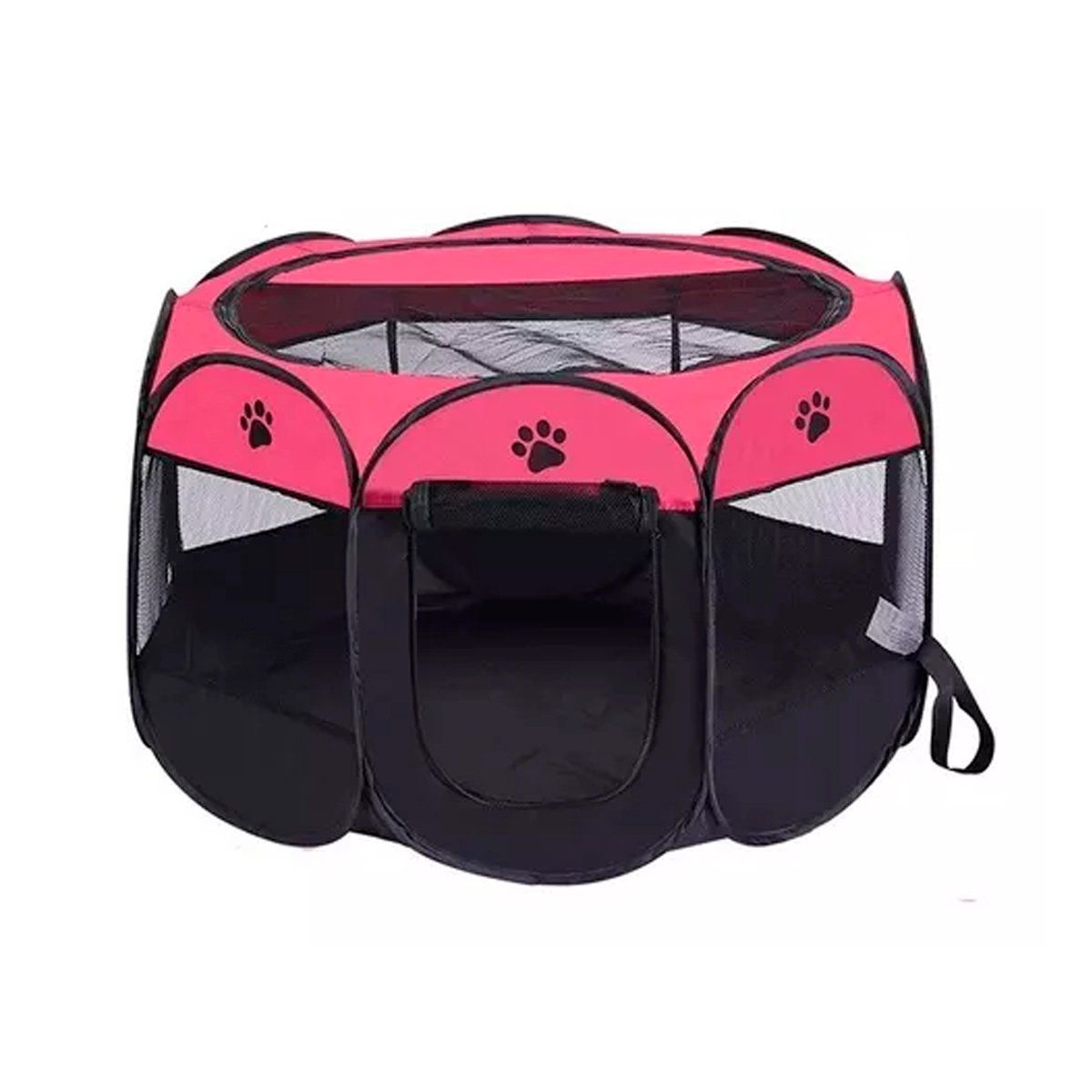 GENERICO - Corral para Mascota Perro Gato Roedores Talla M Fucsia