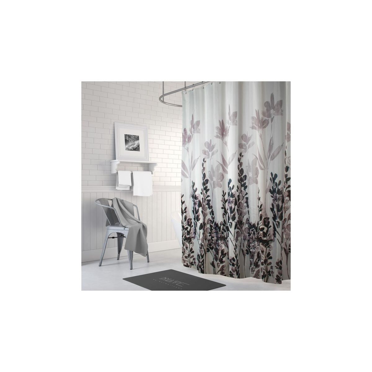 GENERICO - Cortina De Baño Acuarela - S0362H