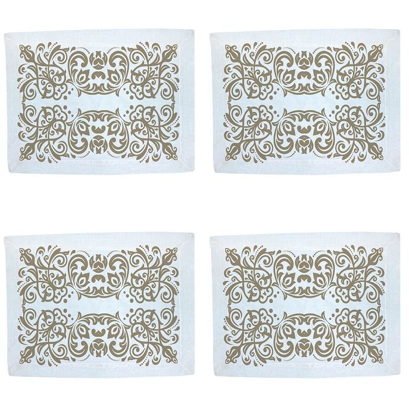 TUYO PRINT - Set Individuales Velo Organza  - Versalles