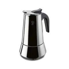 PEZZETTI - Cafetera Steel Express 10 Tazas Acero