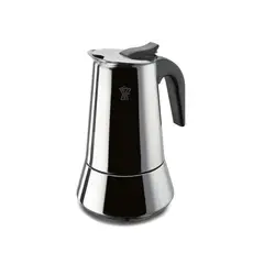 PEZZETTI - Cafetera Steel Express 6 Tazas Acero