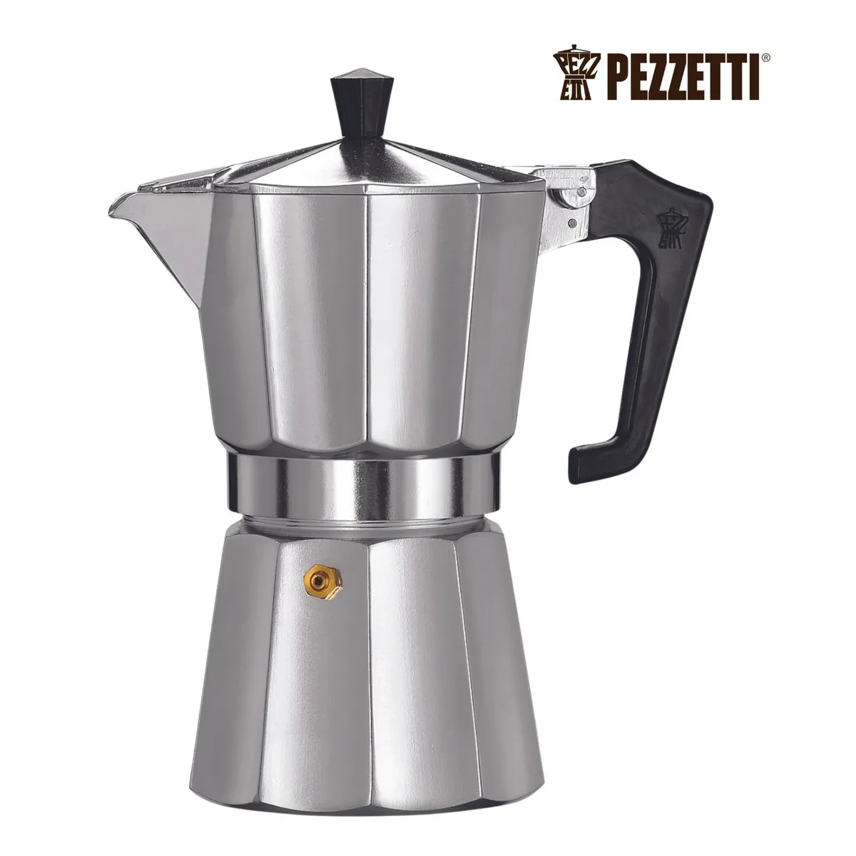 PEZZETTI - Cafetera Italexpress  6 Tazas Plateada