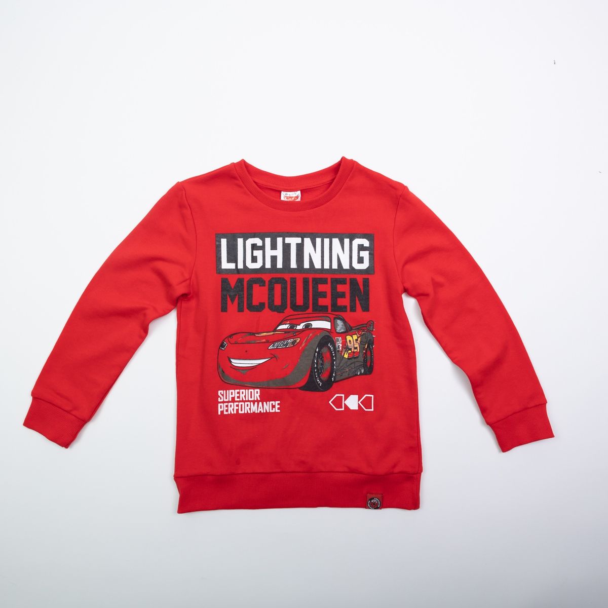 DISNEY - Poleron Niño Cars Super Rojo Disney