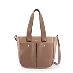 AMPHORA - Cartera Dos Asas Grande Brisbane Taupe