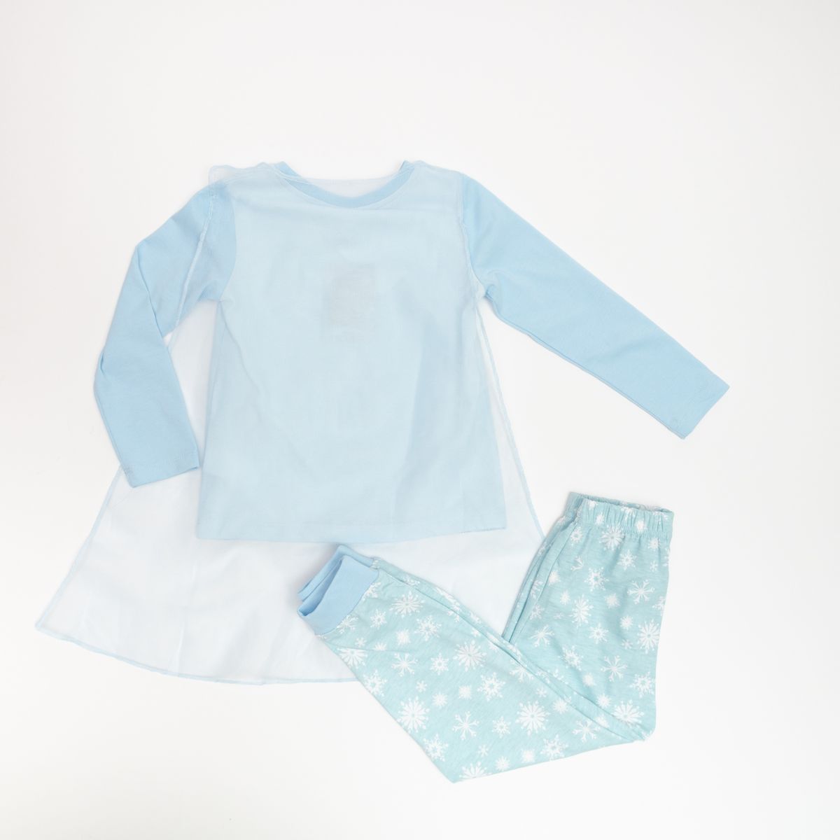 DISNEY - Pijama Niña Frozen Capa Celeste Disney