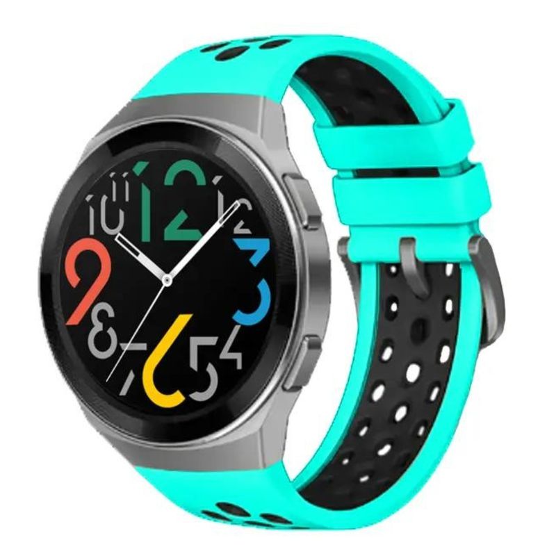 FOXYSMART - Correa de silicona para Huawei Watch GT2e MENTA NEGRO