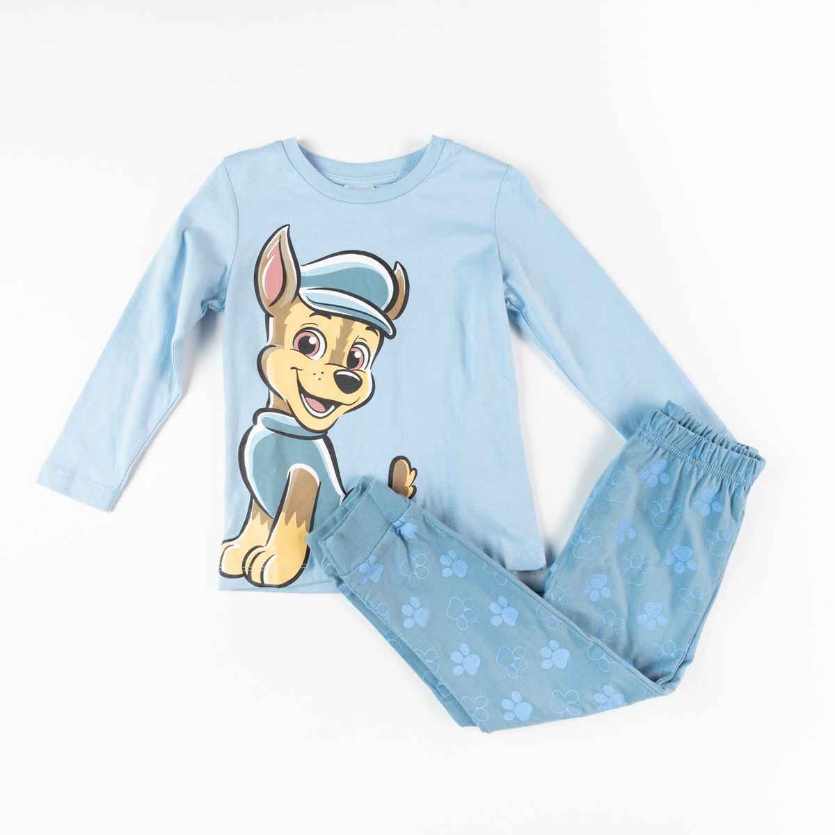 PAW PATROL - Pijama Niño Chase Smile Celeste Paw Patrol