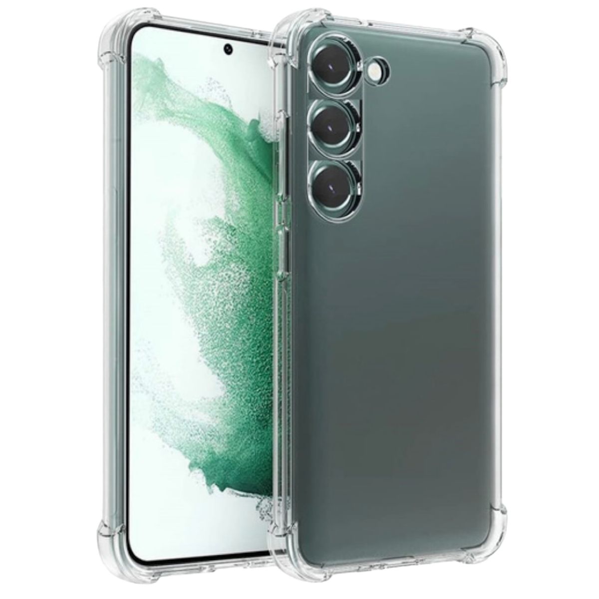 GENERICO - Carcasa Transparente Para Samsung S23 Normal-Lamina