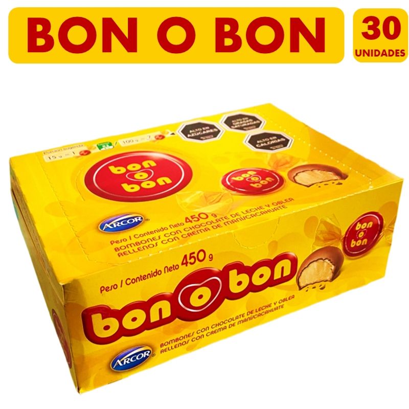ARCOR - Caja De Bon O Bon - Bombones (caja Con 30 Unidades)