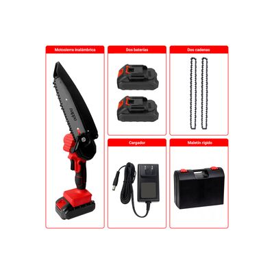 Imagen 2 del producto Motosierra Eléctrica Inalámbrica 6'' 2 Baterías