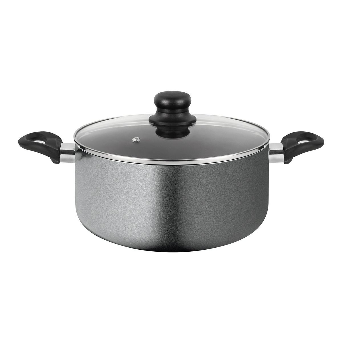 FANTUZZI - Olla de aluminio 24 cm con antiadherente Gourmet