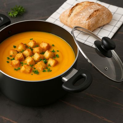 Imagen 2 del producto Olla de aluminio 24 cm con antiadherente Gourmet