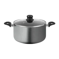 Olla de aluminio Alta 24 cm con antiadherente Gourmet