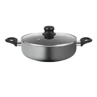 Olla arrocera de aluminio 24 cm con antiadherente Gourmet