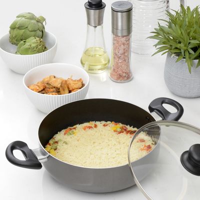 Imagen 2 del producto Olla arrocera de aluminio 24 cm con antiadherente Gourmet