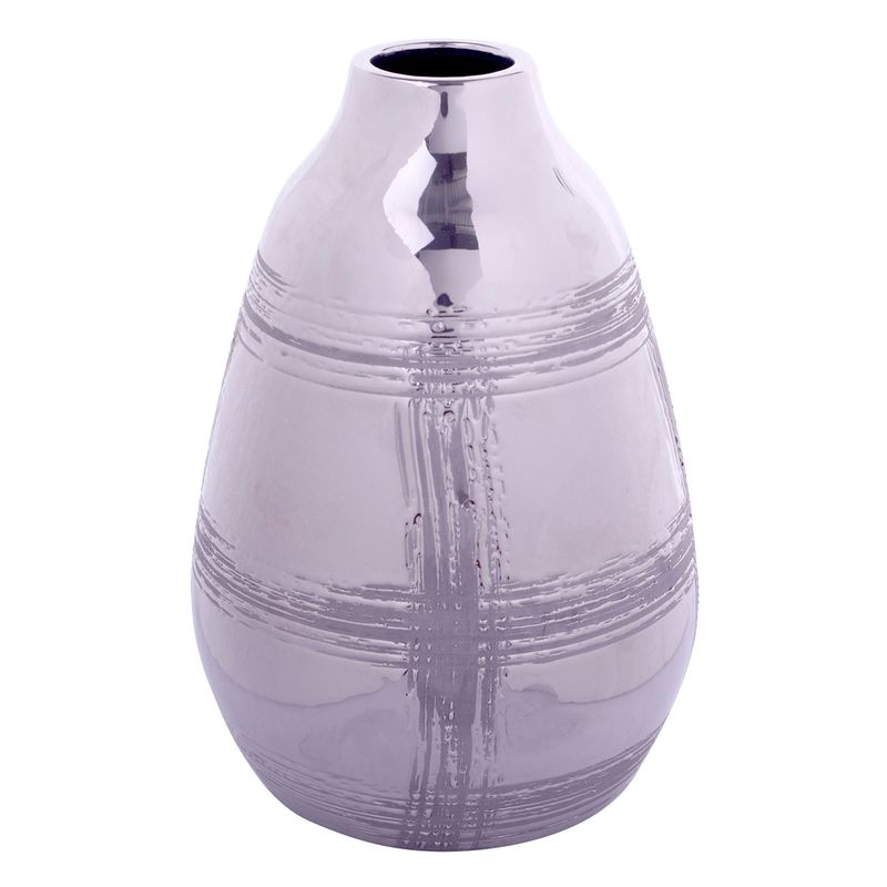 MALLORCA - Jarrón Decorativo Veneto Ancho Silver