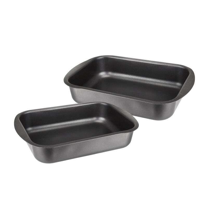 FANTUZZI - Juego de bandejas de Horno Gourmet 30 x 20 cm + 25 x 18 cm