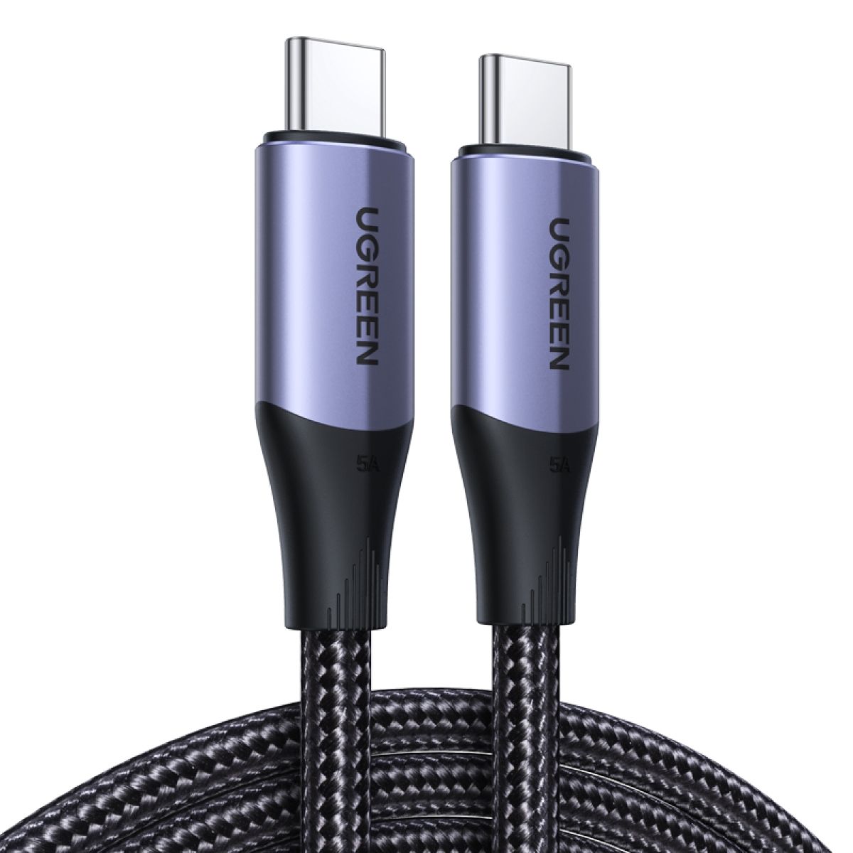 UGREEN - UGREEN Cable USB-C 3.1 GEN2 a USB-C 3.1 GEN2 5A trenzado 1m