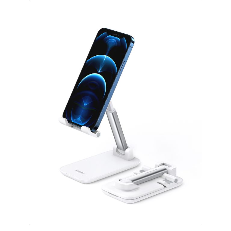 Soporte plegable para Smartphone de escritorio Blanco