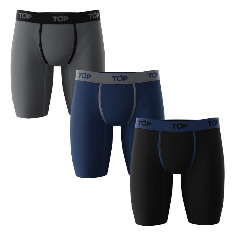 TOP - Pack 3 Boxer Largo Algodón Top C3