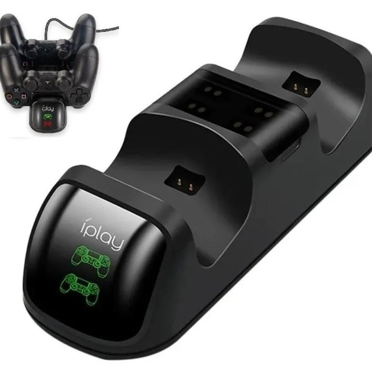 DOBE - Cargador De Joystick Dual Para Mandos PS4