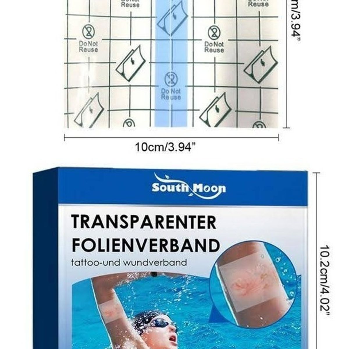 GENERICO - Parche Curita Impermeable Transparente Evita Roce Adhesivo
