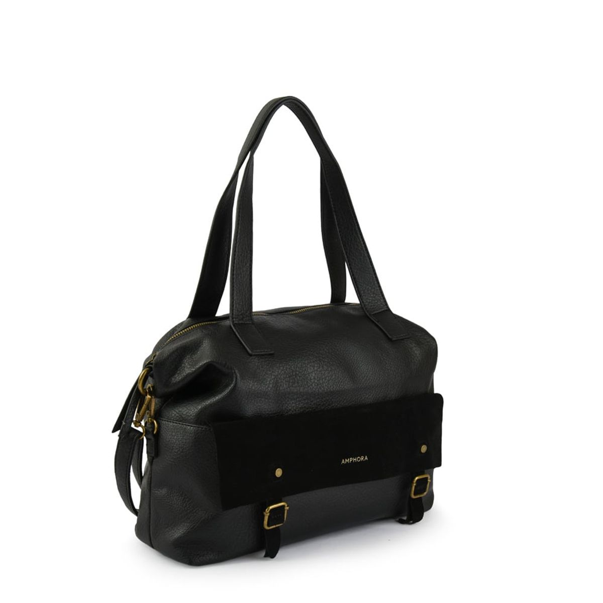 AMPHORA - Cartera tote renes grande negro