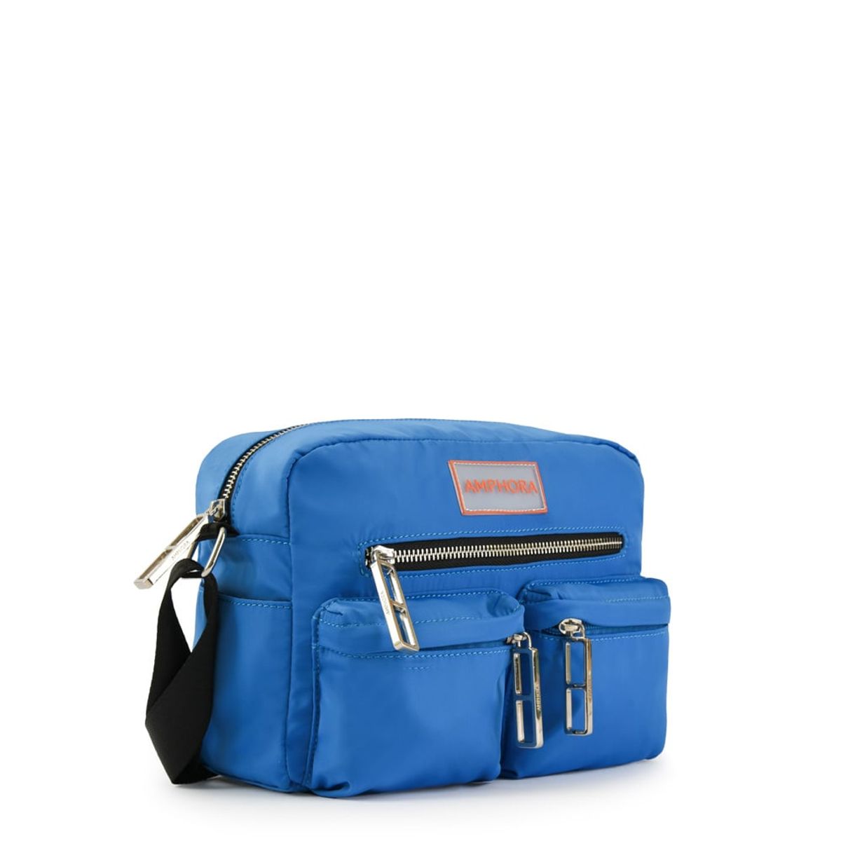 AMPHORA - Cartera bandolera dollie mediana azul