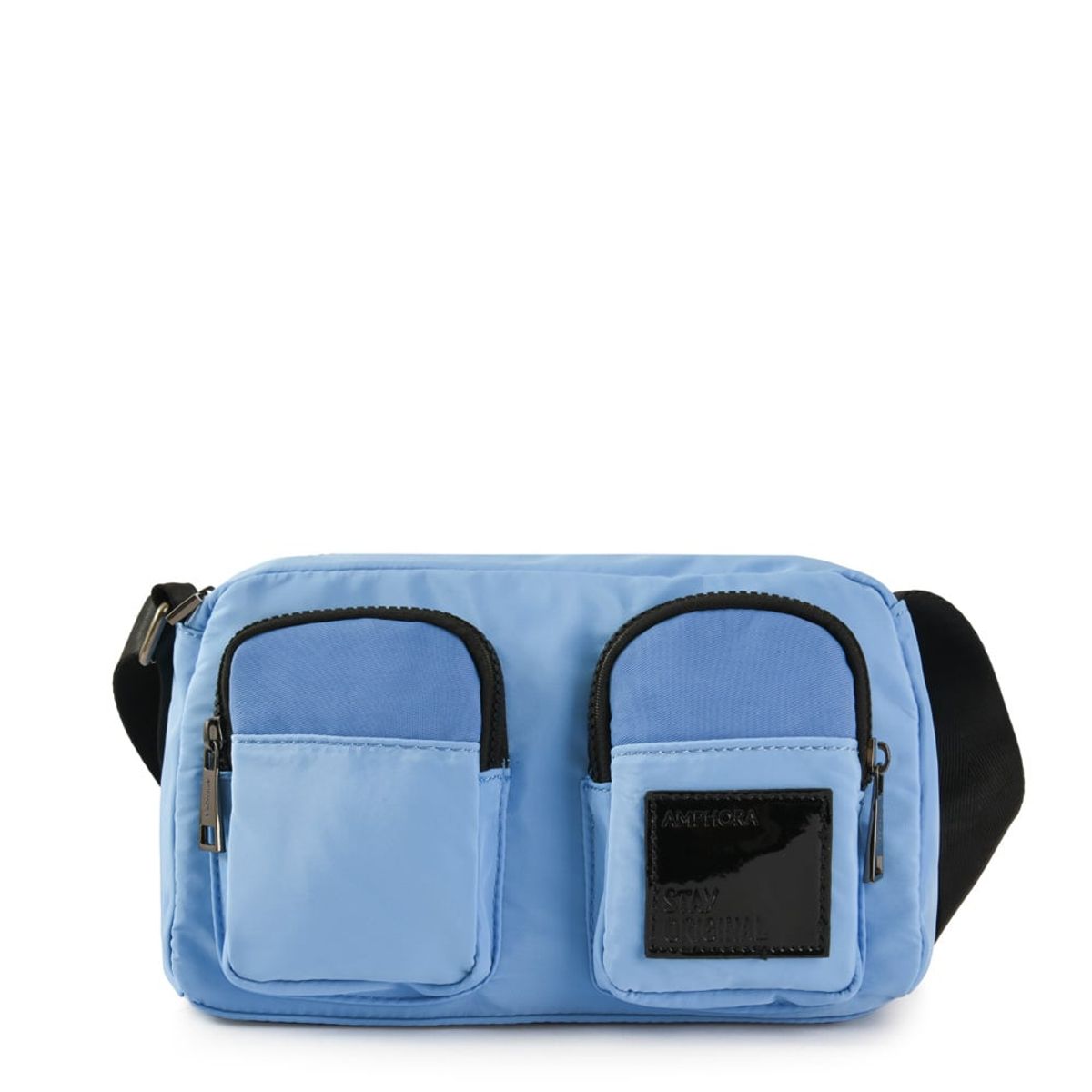 AMPHORA - Cartera Bandolera Mediana Cris Celeste