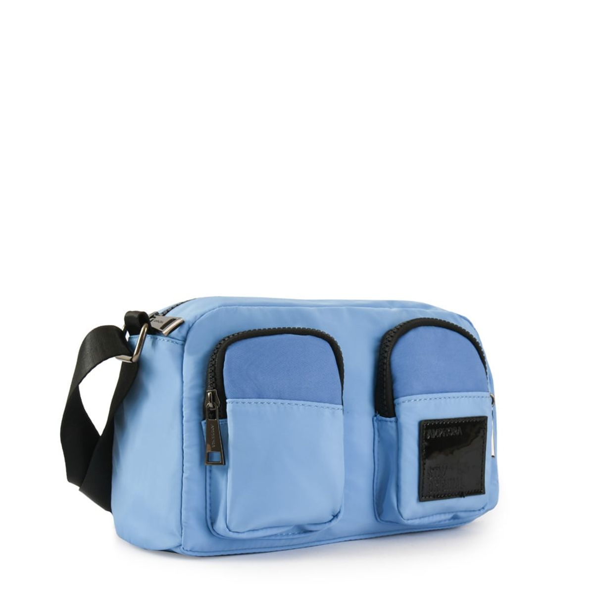 AMPHORA - Cartera Bandolera Mediana Cris Celeste