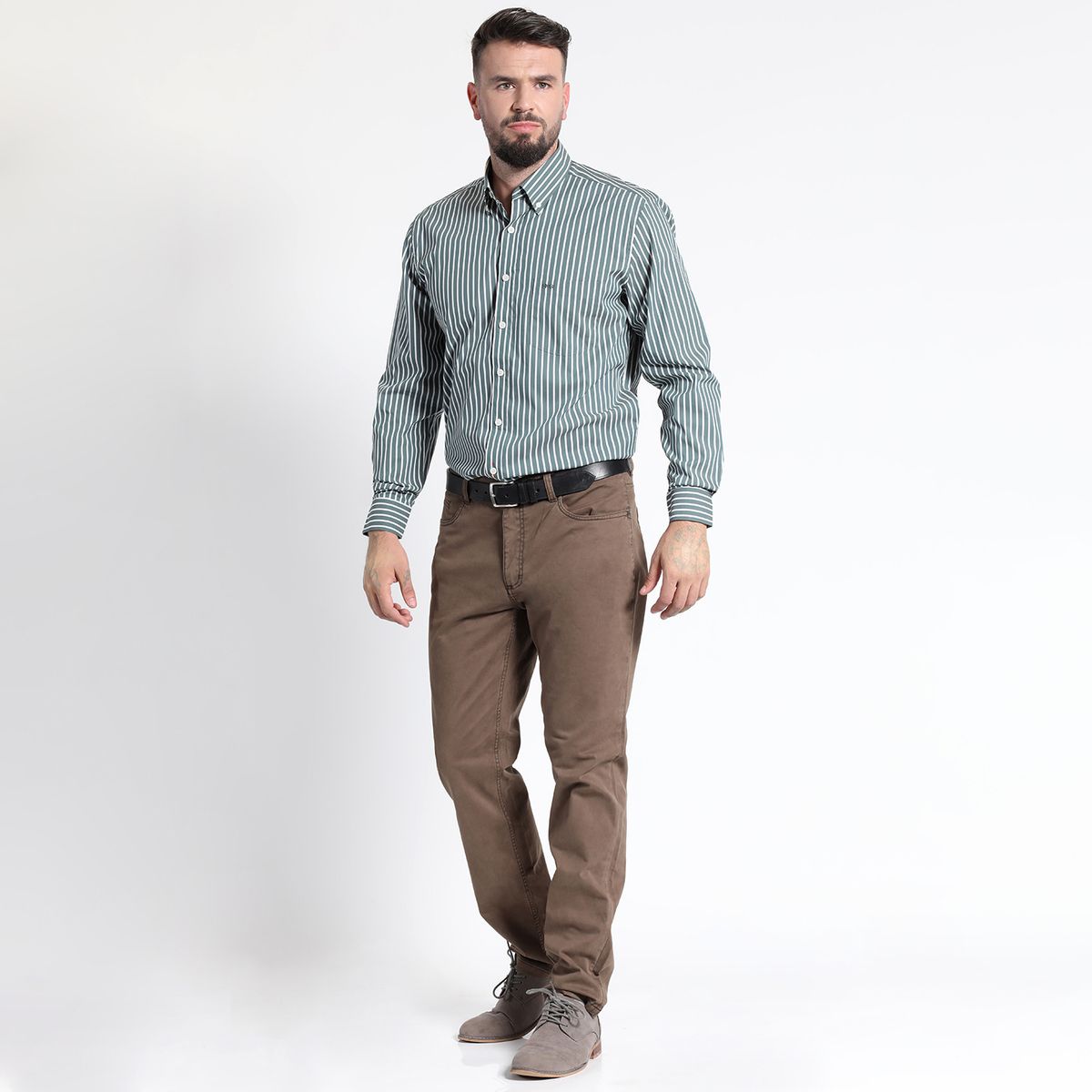 MCGREGOR - CAMISA MANGA LARGA RAYAS YD COMFORT FIT MCGREGOR