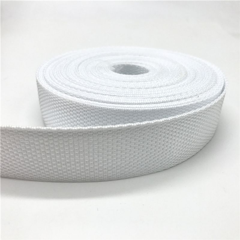 GENERICO - Huincha (cinta) de Mochila, bolso 1.5cm x 5 metros Blanca