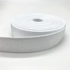 GENERICO - Huincha (cinta) de Mochila, bolso 1.5cm x 5 metros Blanca