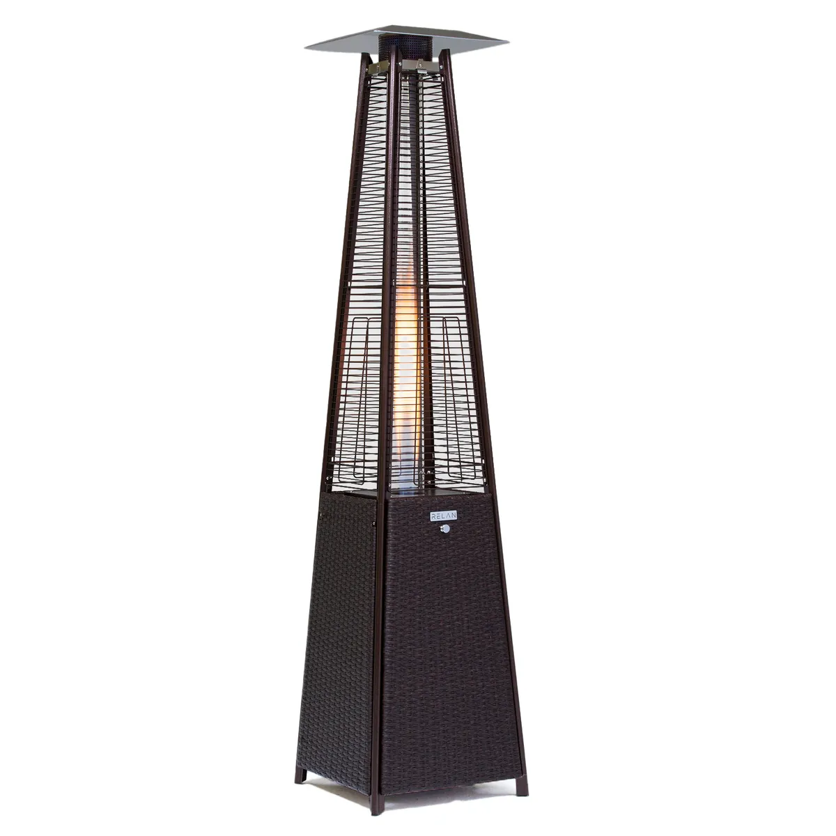 RELAN - Estufa Calefactor a Gas Para Exterior de Rattan Relan