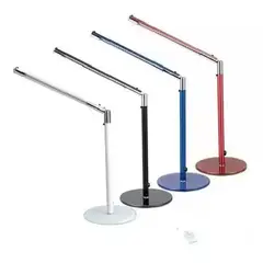 GENERICO - Led Lámpara Flexible Escritorio Estudio Dibujo Plegable 230009 Rojo