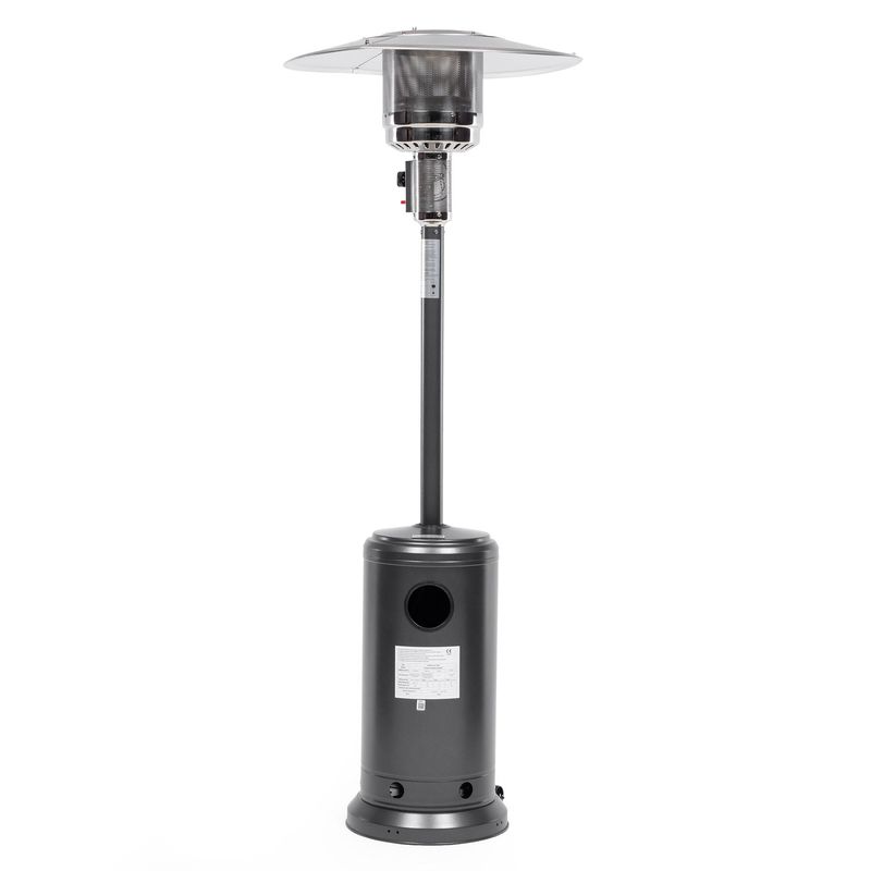 RELAN - Estufa Calefactor Exterior Silver Para Patio Terraza Relan